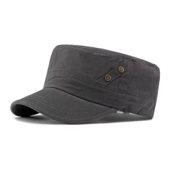 Boné Masculino Aba Curva Lona Canvas 100% Algodão Militar Style Unikevow* 2080 - Simple Market