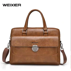 Maleta Executiva Masculina Couro Weixier* 5398 - Simple Market