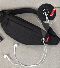 Imagem do Pochete Masculina Impermeável Saída Fones Tinyat* 2003