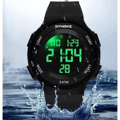 Synoke* 9199 Relógio Masculino Digital Luminous Led en internet