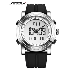 Sinobi* 9368 Relógio Masculino Silicone Sport - comprar online