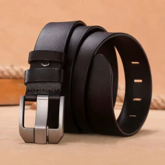 Cinto Masculino Couro Liso Fosco Belt’s* 8697