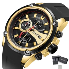 Megir* 2086 Relógio Masculino Cronograph Time - comprar online
