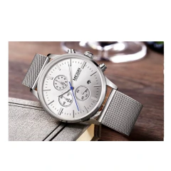 Relógio Masculino Malha Inox Megir* 2011 - Simple Market