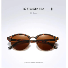 Eyecrafters* 6162 Óculos de Sol Masculino Redondo Polarizado - comprar online