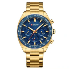 Imagem do Relógio Masculino Aço Inox Chronograph Curren* 8497