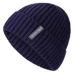 Imagem do Urgentman* 6019 Gorro Masculino Lã Forro Aveludado