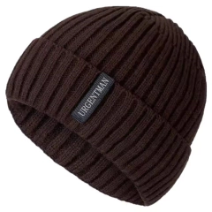 Urgentman* 6019 Gorro Masculino Lã Forro Aveludado