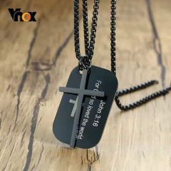 Vnox* 1259 Colar Masculino Aço Inox