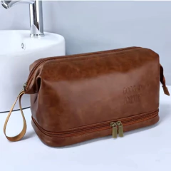 Necessaire Couro Impermeável Foryune* 6306