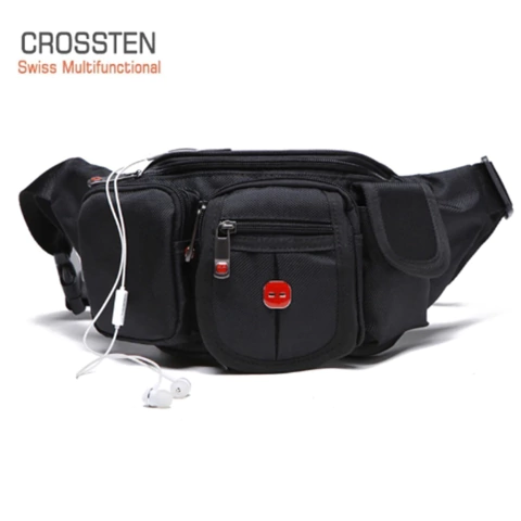 Crossten* 5775 Pochete Masculina Swiss Style Multifuncional