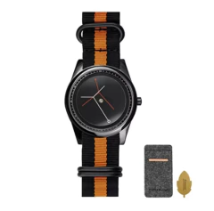 Enmex* 1799 Relógio Masculino Canvas e Aço Inox - loja online