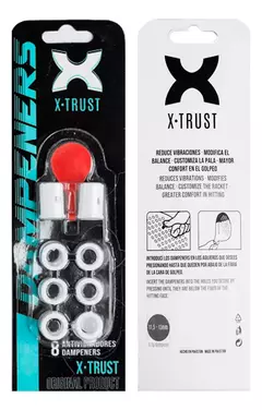 ANTIVIBRADORES X TRUST Para Padel - DAMPENERS - x 8 unidades - comprar online