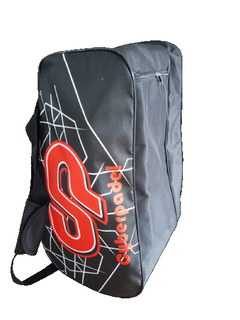 Bolso / Mochila Grande Cyberpadel - NEGRO/ROJO - Capacidad 8 paletas - NUEVO LOGO Y DISEÑO !!! - tienda online