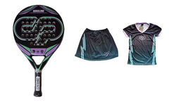 COMBO Pala Cyberpadel Woman Pro + Conjunto Sublimado Dama !!!