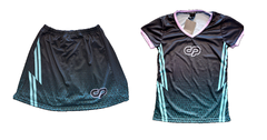 Conjunto Cyberpadel Sublimado de Pollera/Pantalón y Remera !! NUEVO DISEÑO - Talles M y L