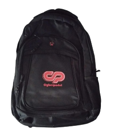 MOCHILAS CYBERPADEL NEGRAS - 6 compartimentos - 3 colores de logos diferentes en internet