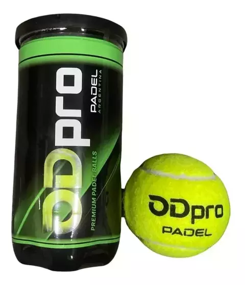 Tubos Od Pro Padel x 2 pelotitas - Pelota Oficial AJPP