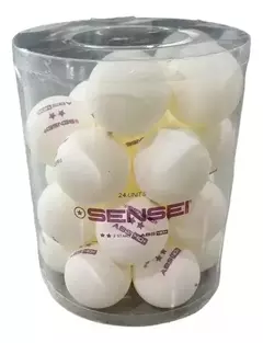 PELOTITAS DE PING PONG SENSEI - X 3 UNIDADES - 2 ESTRELLAS