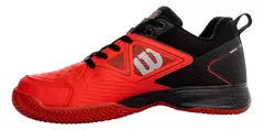 Zapatillas Wilson SLICE 3.0 CLAY - Negro/Rojo - Para Padel o Tenis - Número 41 - comprar online