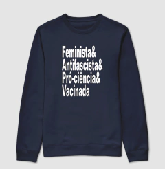 Moletom Feminista Antifascista - MinKa Camisetas