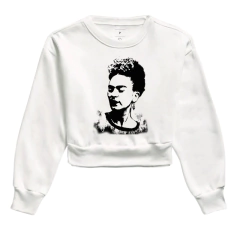Moletom Cropped Frida Kahlo - MinKa Camisetas