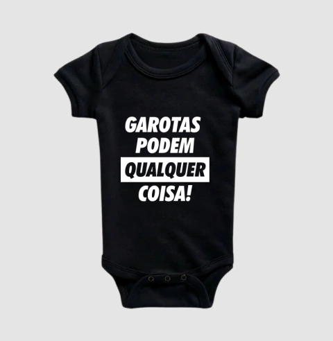 Body Infantil Garotas Podem Qualquer Coisa - comprar online