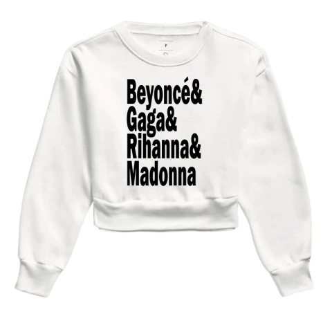 Moletom Cropped Divas do Pop - comprar online