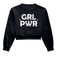 Moletom Cropped Girl Power