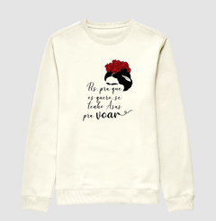 Moletom Frida - Pés Pra Que Os Quero Se Tenho Asas Pra Voar - comprar online