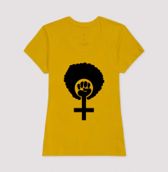 Camiseta Feminismo Black Power na internet