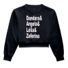 Moletom Cropped Mulheres da Luta Negra