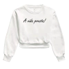 Moletom Cropped A Vida Presta - comprar online