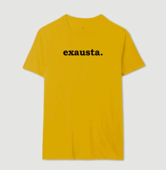 Camiseta Exausta na internet