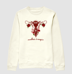 Moletom Útero - Mulher é Magia - comprar online