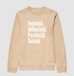 Imagem do Moletom Feminista Antifascista