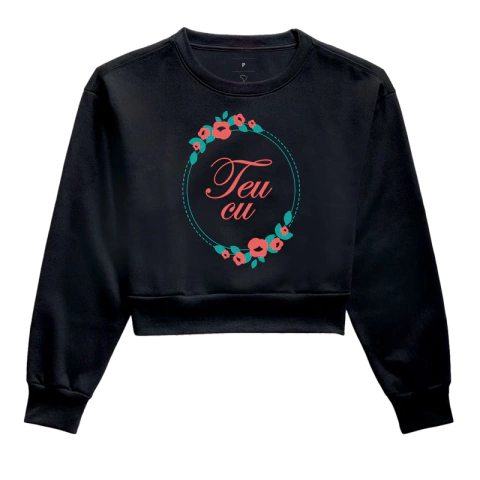 Moletom Cropped Teu Cu