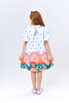 Vestido Infantil Gotas Arco Íris - loja online