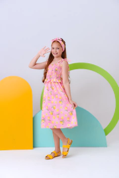 Imagem do Vestido Limão Rosa