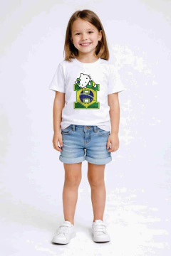 T-shirt Brasil Hello Kitty -  Minha Menina Kids moda infantil 