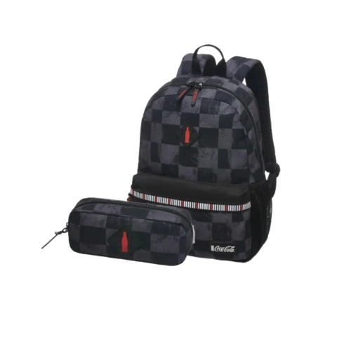Combo BTS CC Coca-Cola Brush Black Mochila y Neceser - comprar online