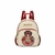 MINI MOCHILA FA1001M BEIGE/RED