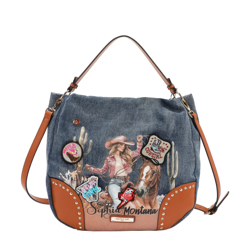 Cartera Denim Sofia Montana Nicole Lee - comprar online