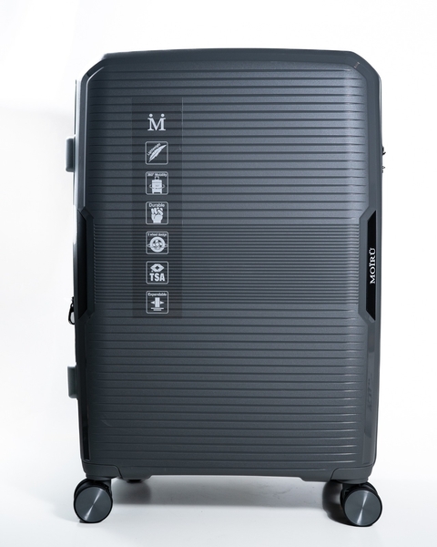 Valija Carry On Rígida 20" Dark Grey Moiru - comprar online