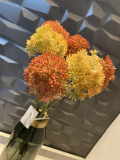 Flor de Alho artificial - 55cm - Cristal Garden