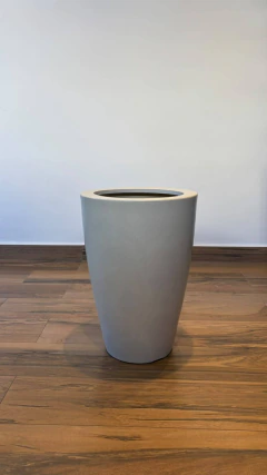 vaso de polietileno 55x37cm (Branco marmore)