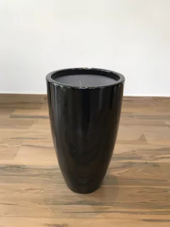 Vaso esmaltado 60x34cm - Preto (SEM TROCA/ SEM DEVOLUÇÃO na internet