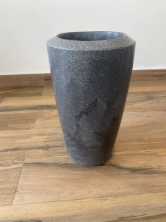 Vaso De Polietileno 46x25 cm Grafite