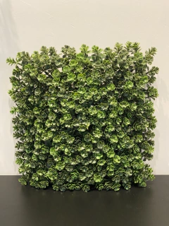 Placa de suculenta artificial 28x28x4cm