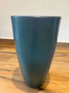 Vaso De Polietileno 53X30Cm Azul Cooper